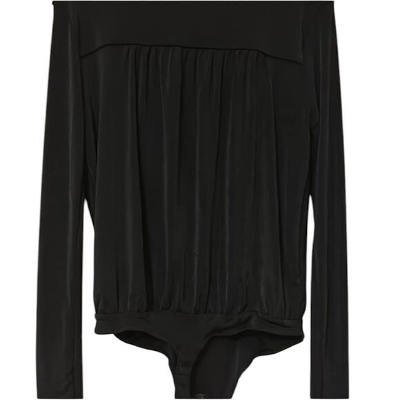 Free People NWT Turnt Bodysuit in Black Size Large - Picture 10 of 10